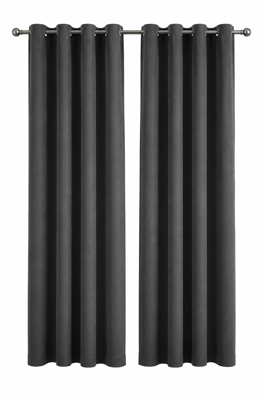 NightShield Pro Blackout Curtains - Charcoal Grey Hero Shot