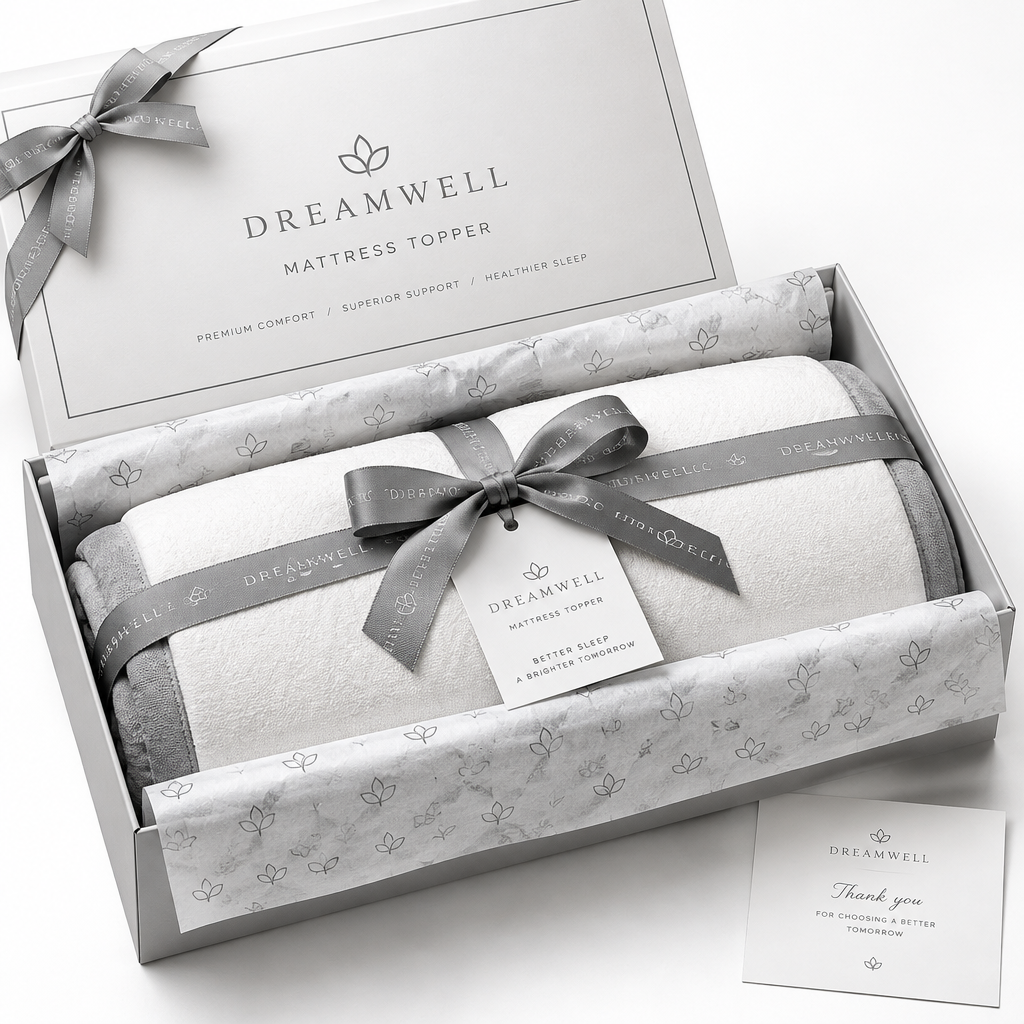 Premium gift packaging for mattress topper