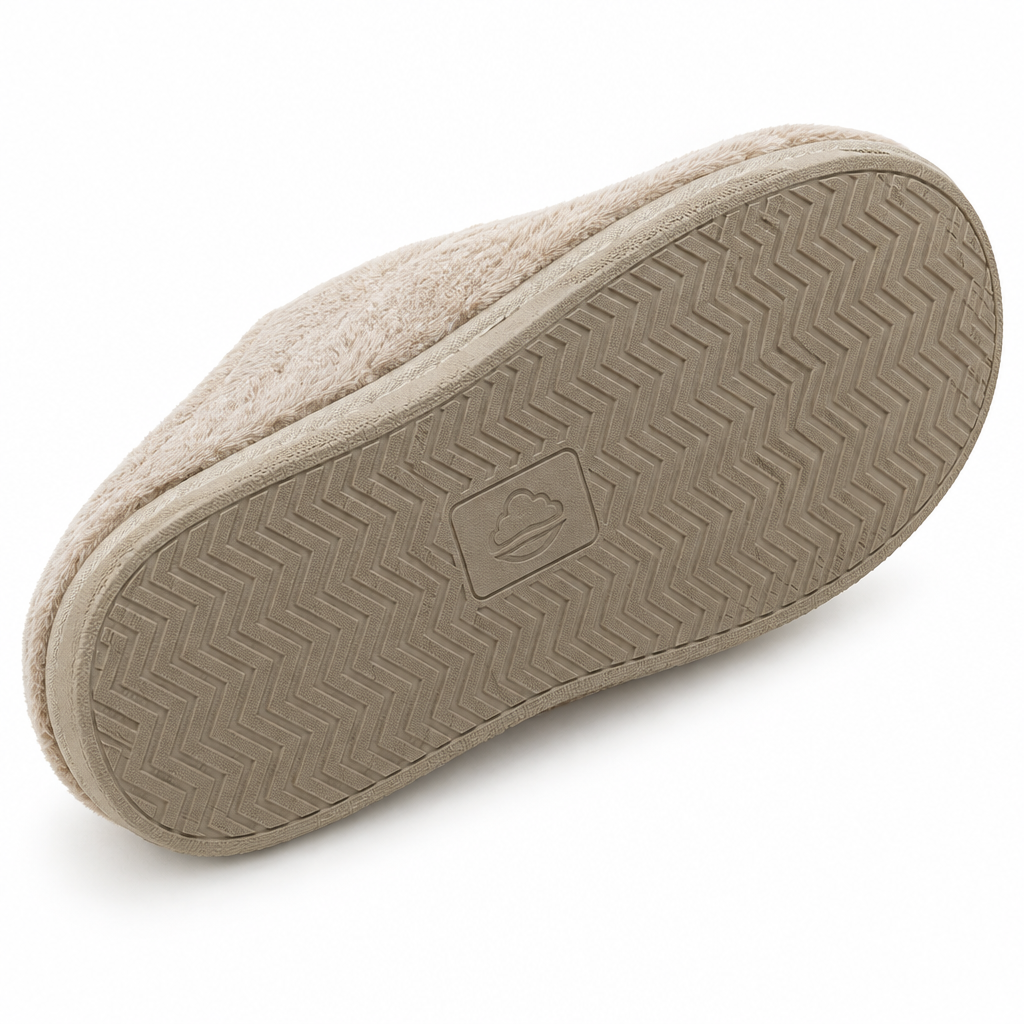 Anti-slip rubber sole detail view