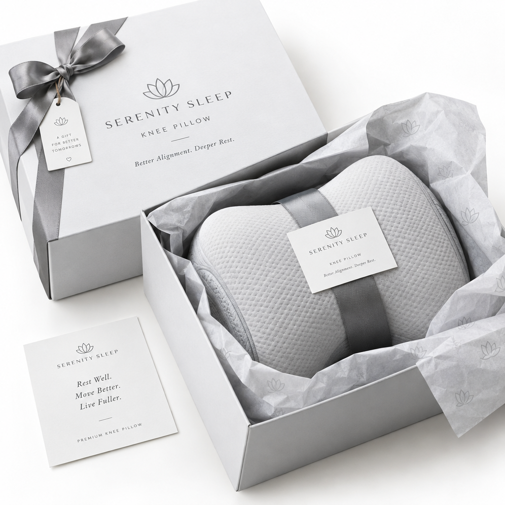 Premium gift box packaging for knee pillow