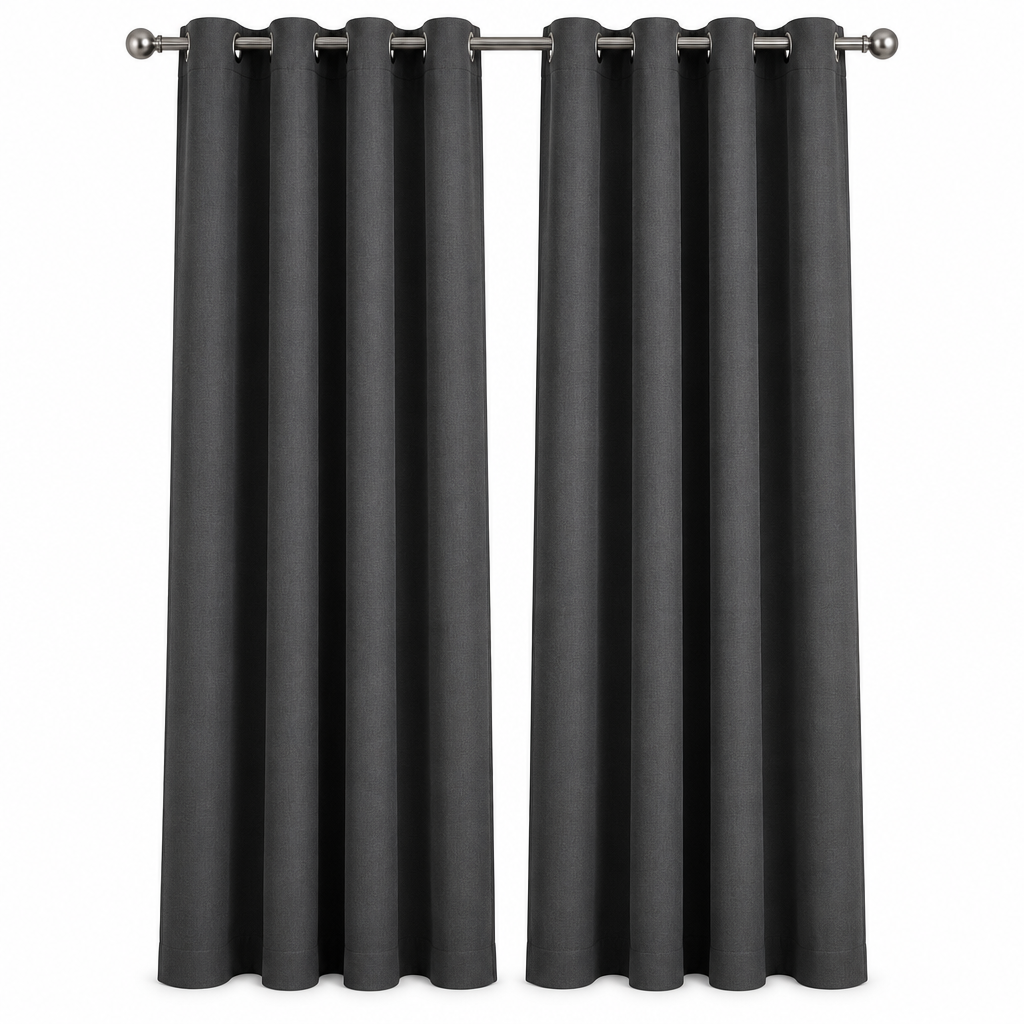 NightShield Pro Blackout Curtains - White Background Studio Shot